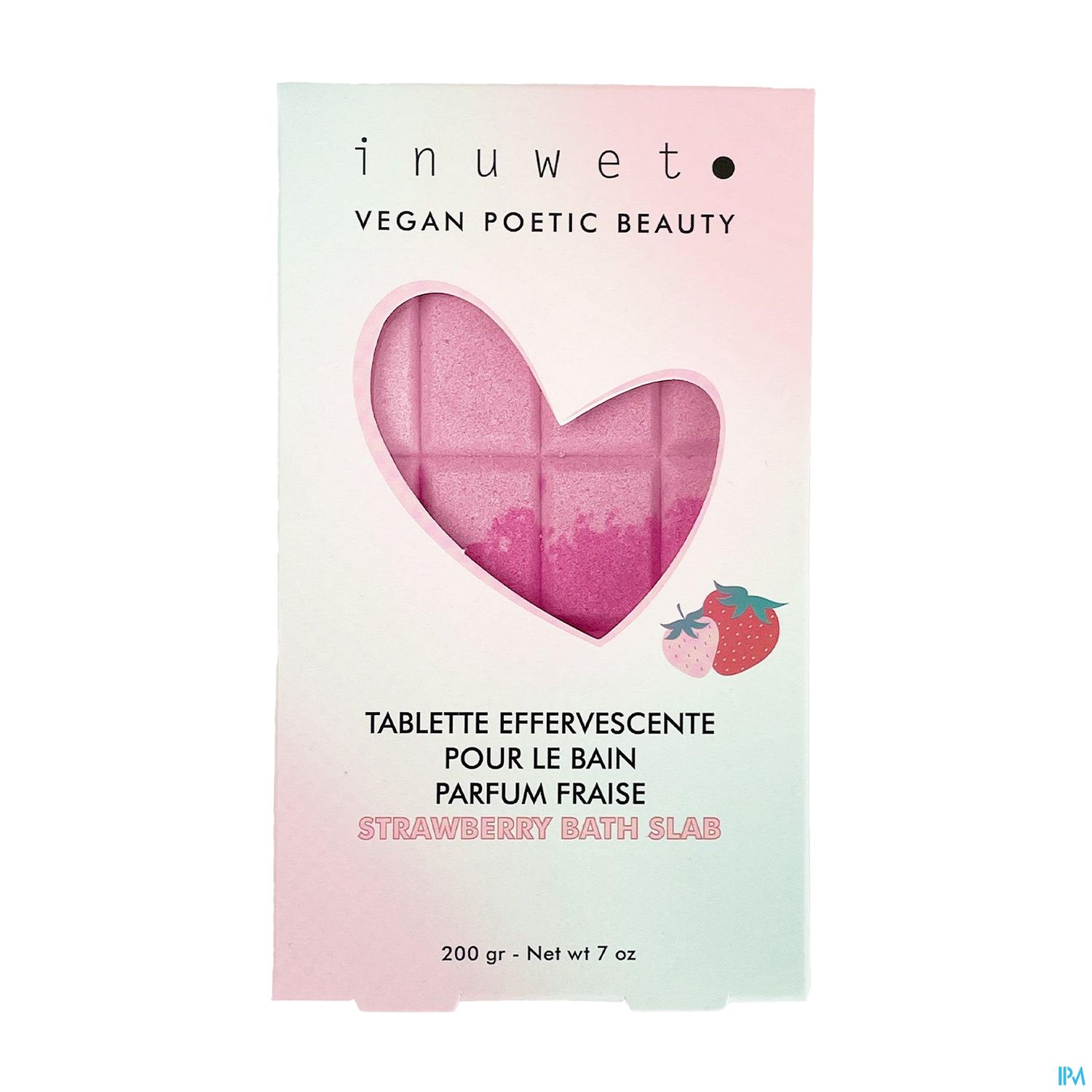 INUWET TABLETTE BAIN FR/FRAMB 200G