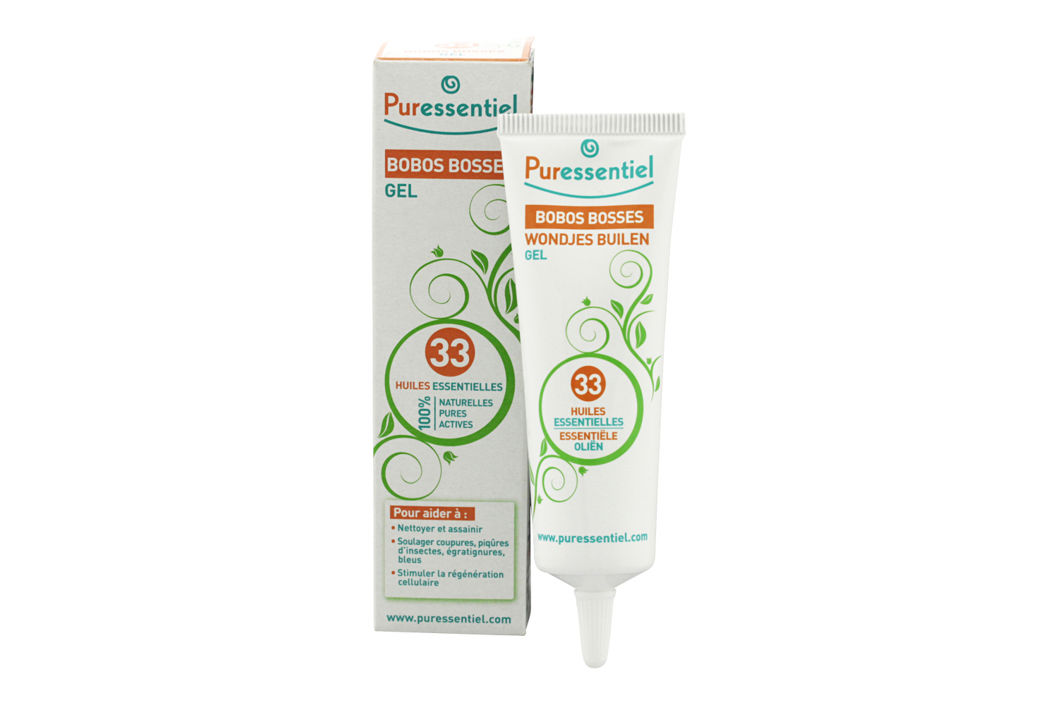 Gel bosses 33 huiles essentielles 30ml