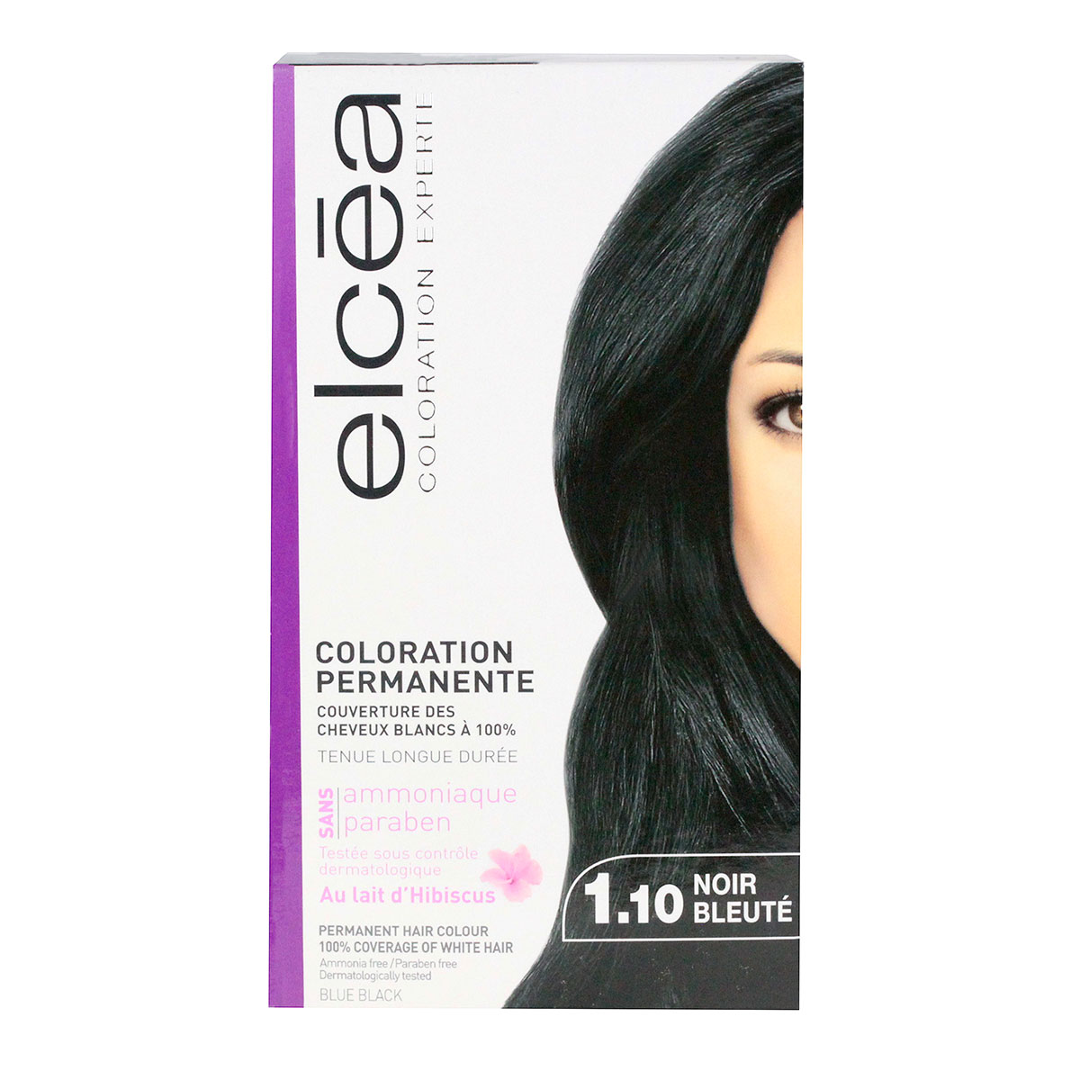 Coloration permanente couleur 1.10 noir bleuté