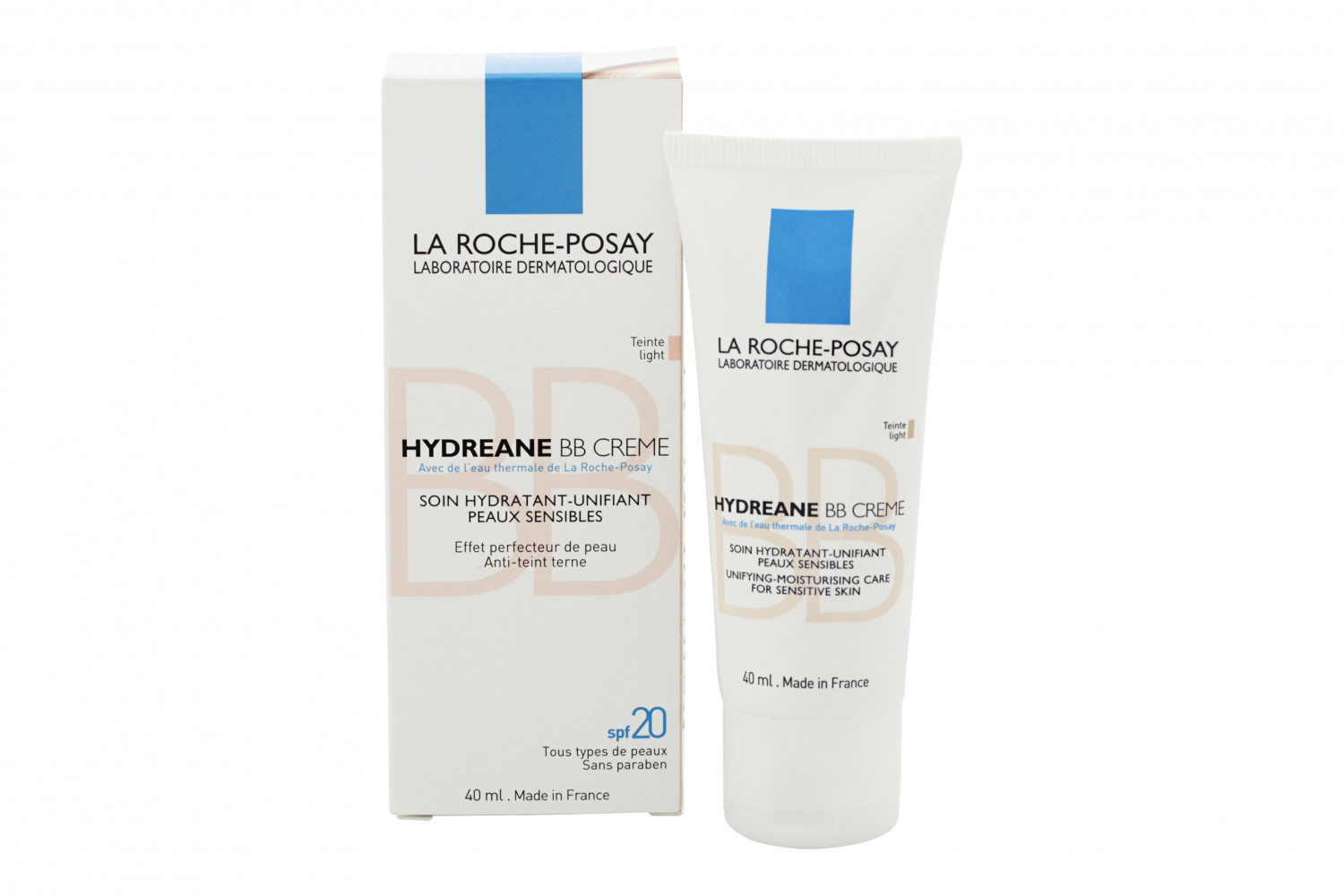 Hydréane BB Crème Soin Unifiant SPF 20 teinte light 40ml