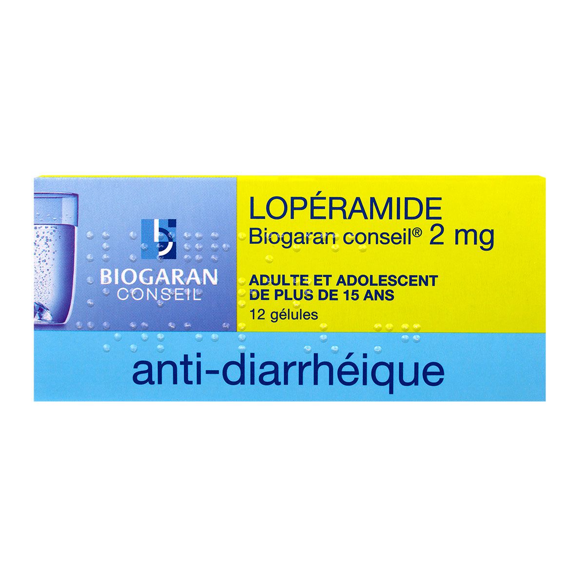 Lopéramide 2mg 12 gélules