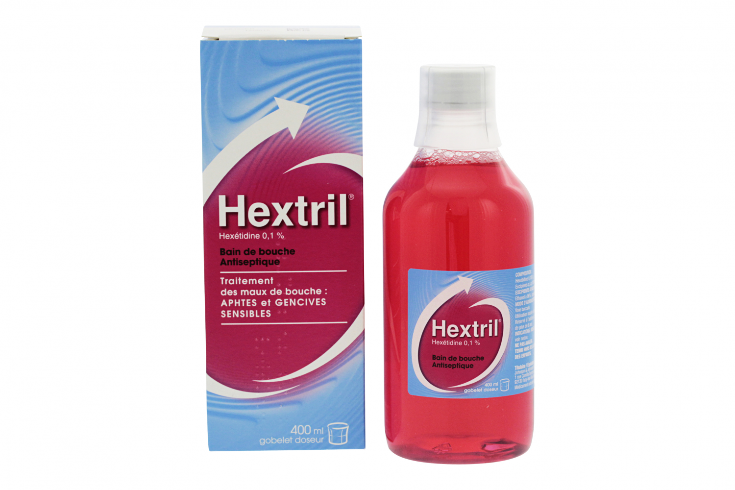 Hextril Bain de Bouche Antiseptique 400ml