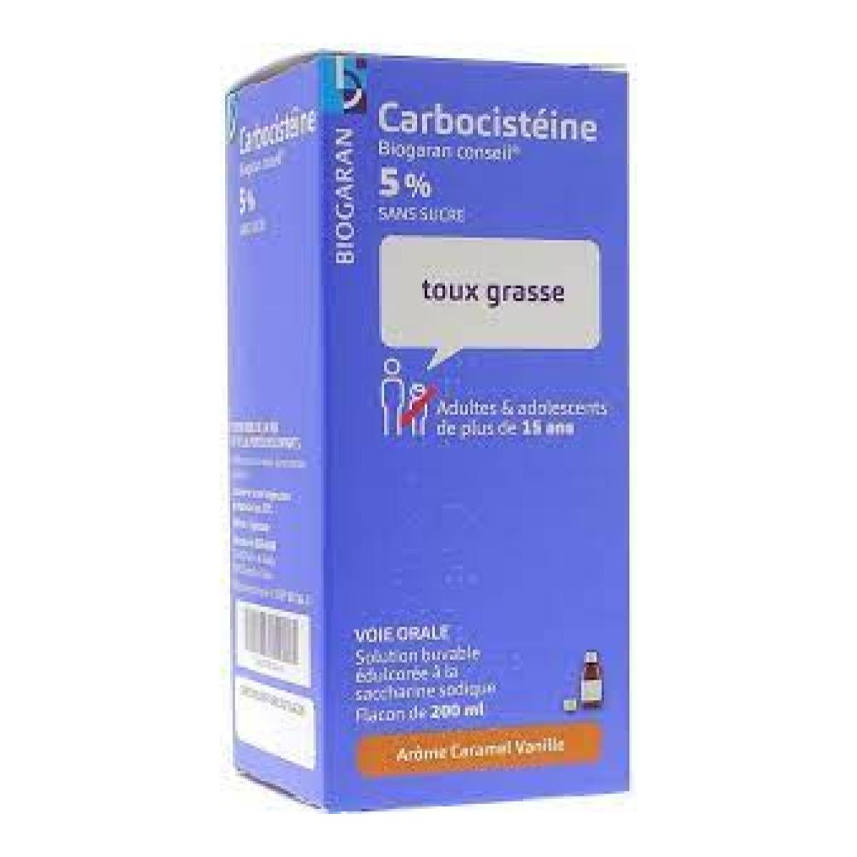 CARBOCISTEINE 5% BIOG SOL S/S200ML