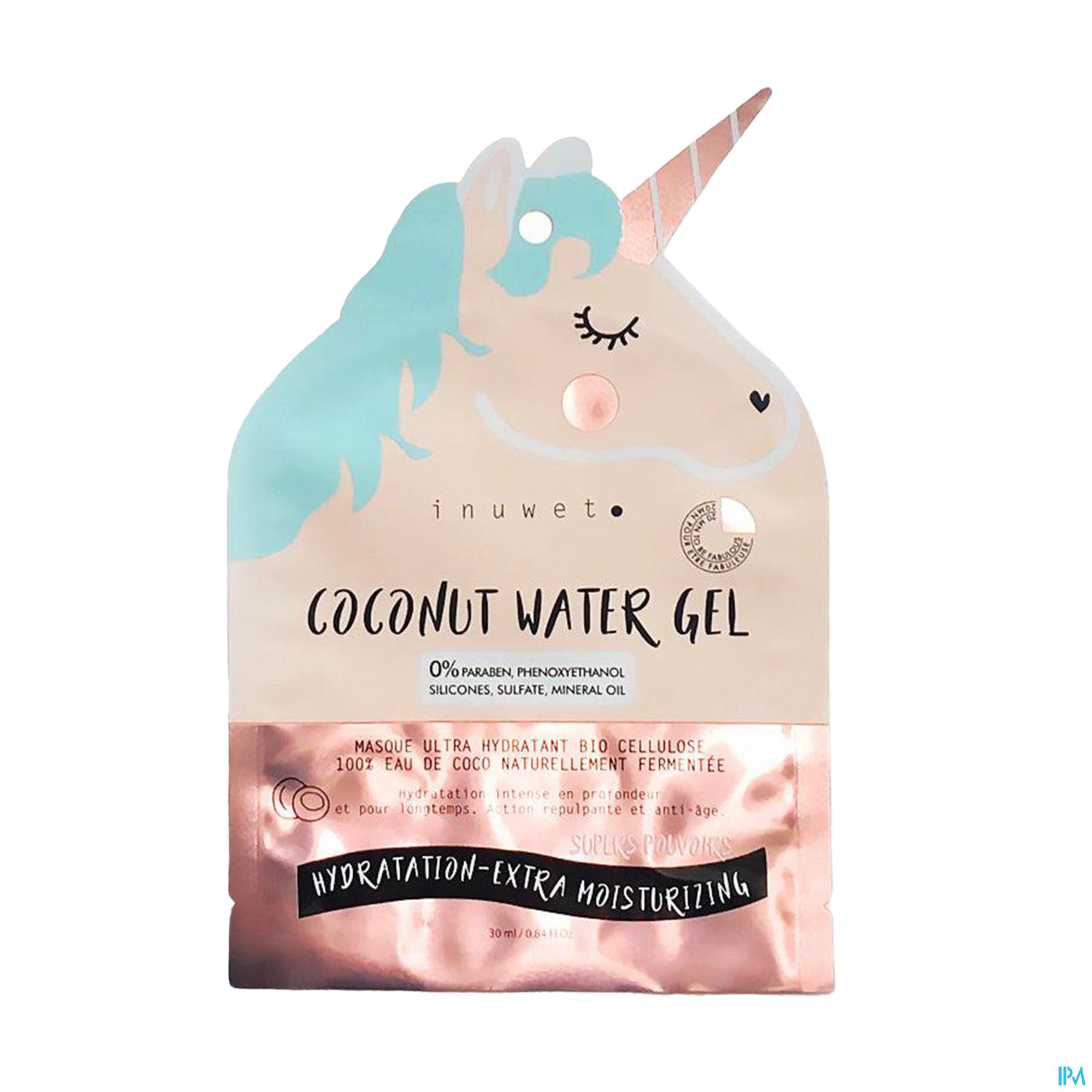 INUWET MASQ TISSU HYDRA LICORNE