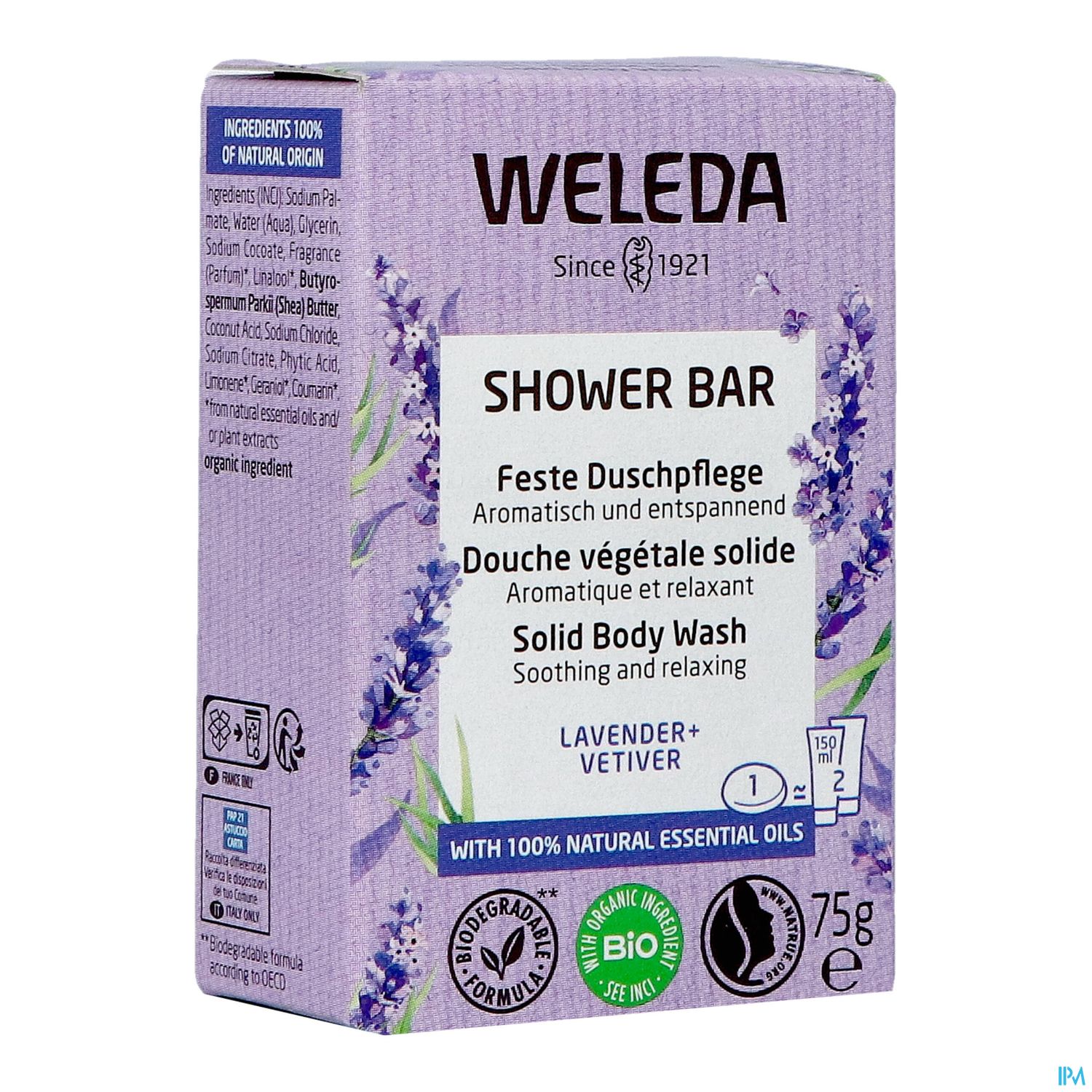 WELEDA SAV DCH LAVANDE VETIVER 75G