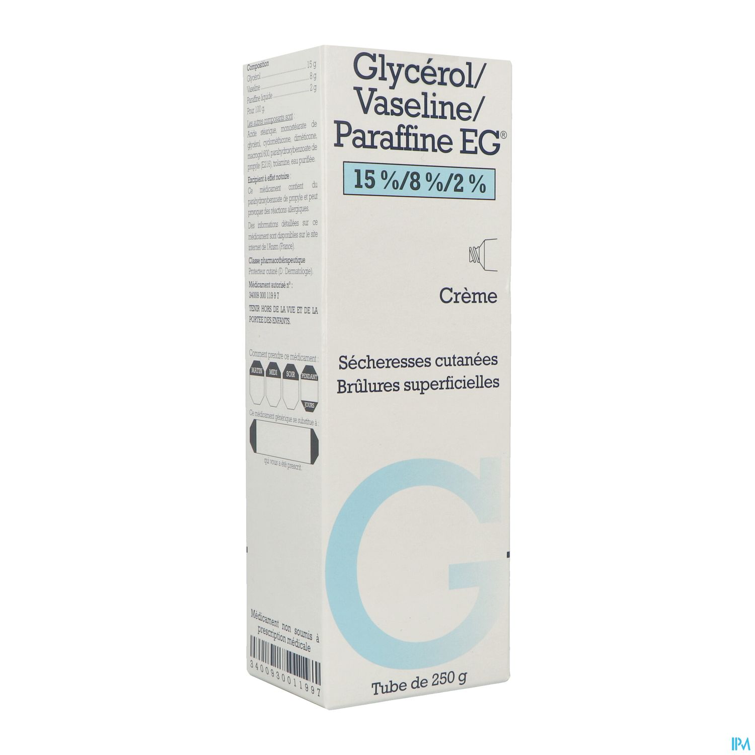 GLYCER/VASEL/PARAF.EG CR 250G