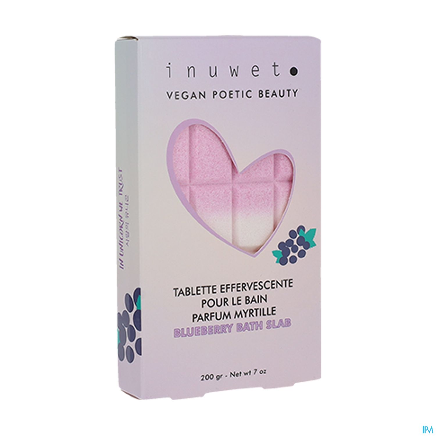 INUWET TABLETTE BAIN MYRTILLE 200G