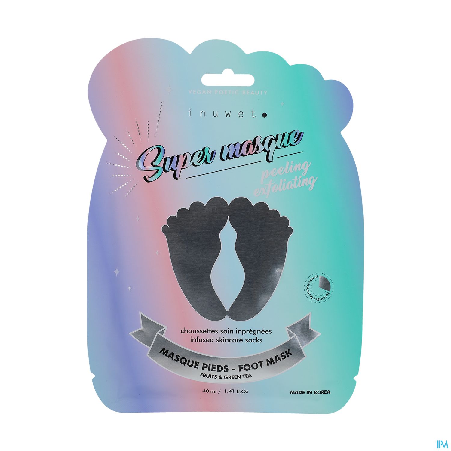 INUWET MASQ EXFOLIANT PIED 40ML