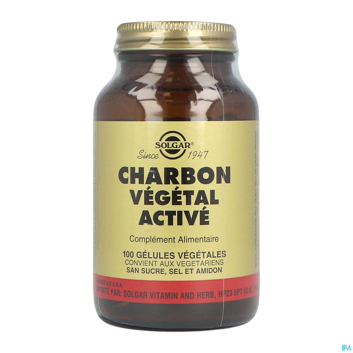 SOLGAR CHARBON VEG AC GELUL VEG100